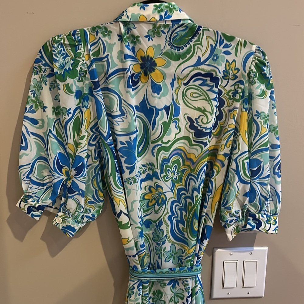 Flying Tomato Call It Love Floral Shirt Dress Size Large - Picture 12 of 15